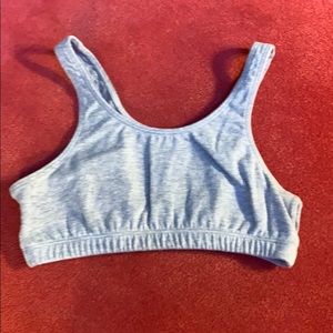 Gray Training Bra